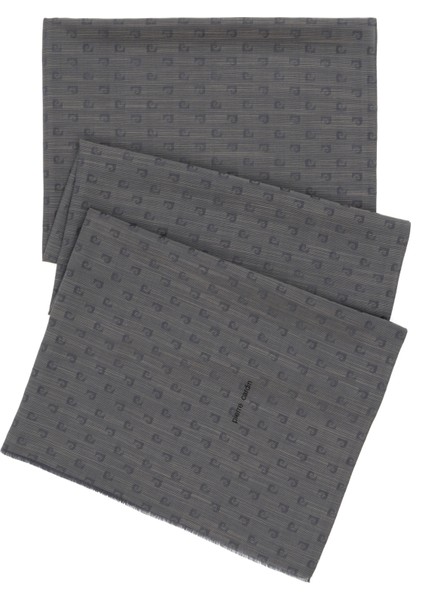 Kadın Antrasit Ipek Karışımlı Şal 50307661-VR006