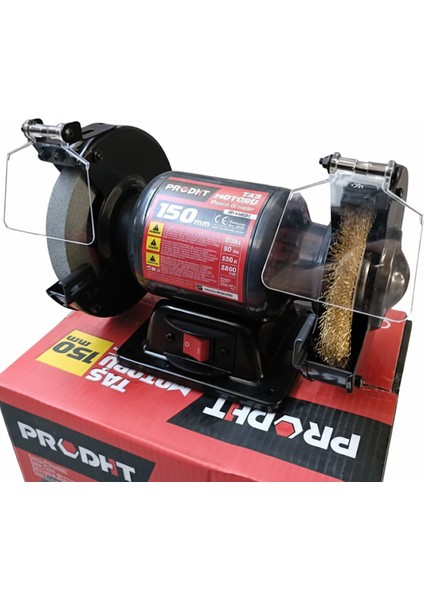 Prodht 150MM Taş Motoru Tel Fırçalı 250W fiyatları