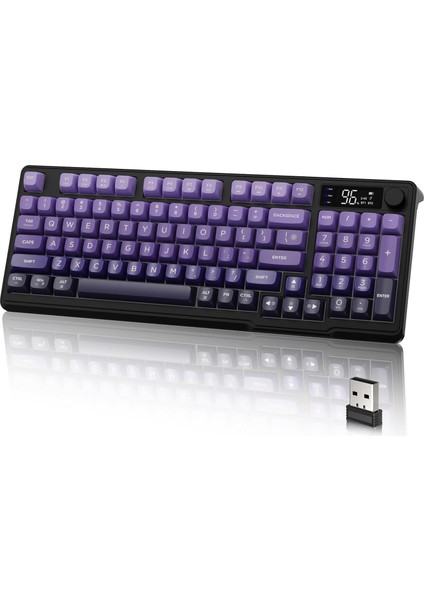 Freewolf M96 2.4g Bt5.0 Çift Bağlantılı Tft LED Ekranlı Reinbow Gaming Oyuncu Klavye fiyatları