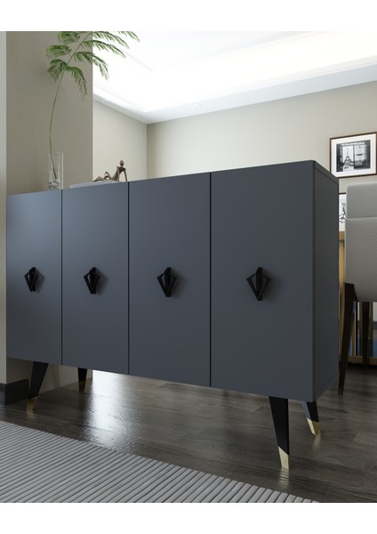 8166KM-32DD Konsol,kahve Köşesi,ayakkabılık,ofis Evrak Dolabı,mutfak Kiler Dolabı,tv Ünitesi-Aa