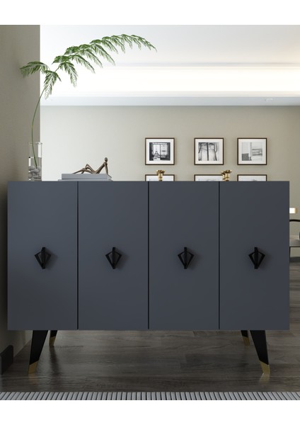 8166KM-32DD Konsol,kahve Köşesi,ayakkabılık,ofis Evrak Dolabı,mutfak Kiler Dolabı,tv Ünitesi-Aa