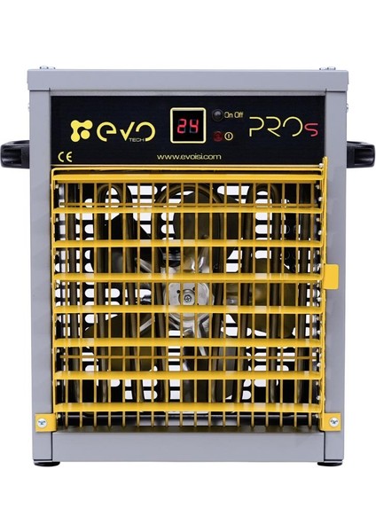 EVO10 Pros - 10 Kw Kumandalı ve Dijital Endüstriyel Elektrikli Fanlı Isıtıcı modelleri