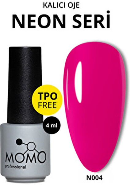 Kalıcı Oje N004 Neon Fuşya Pembe 4 ml Orta Kıvamlı 3 Hafta Süren Kalıcılık indirimleri