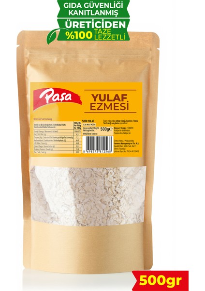 Yulaf Ezmesi 500 gr