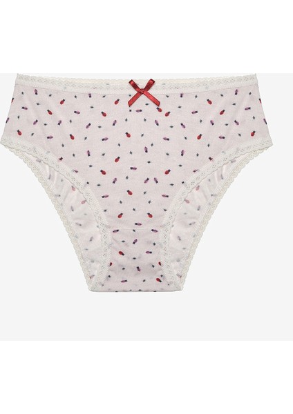 Karışık Renkli Kız Çocuk Uğur Böceği 3'lü Külot