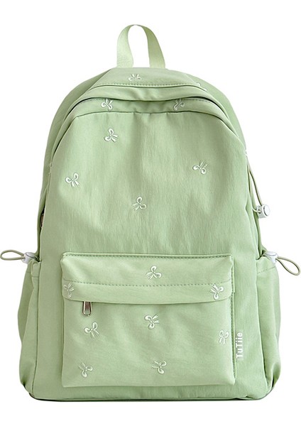 Yeni Yüksek Değerli Büyük Kapasiteli Ortaokul ve Lise Öğrencileri Kız Çanta Hafif Okul Çantası Moda Eğlence Omuz Sırt Bilgisayar Çantası (Yurt Dışından)