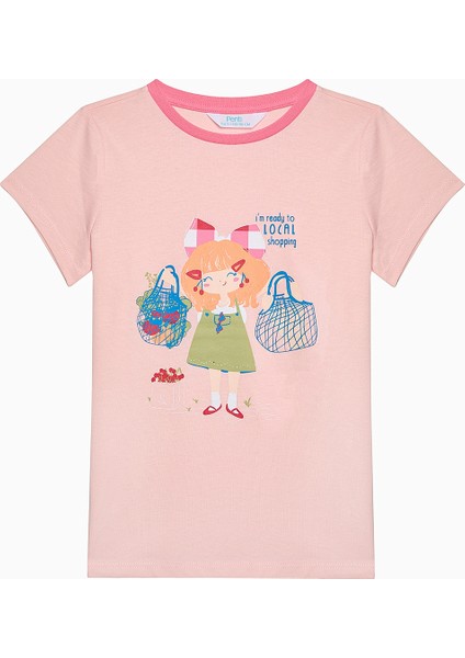 Kız Çocuk Local Pamuklu Çok Renkli 2li Pijama Takımı