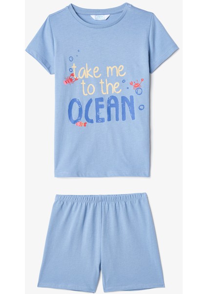 Erkek Çocuk Pufferfish Pamuklu 2li Pijama Takımı