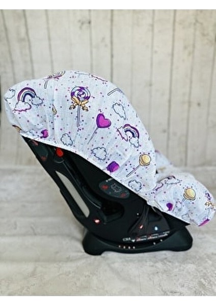Bebek Müslin Oto Koltuk Puset Kılıfı