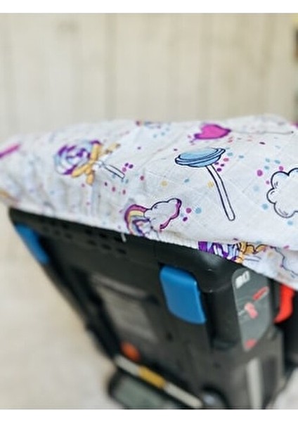 Bebek Müslin Oto Koltuk Puset Kılıfı