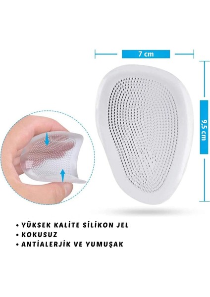 Topuklu Kadın Ayakkabısı Için Silikon Kaydırmaz Jel Şeffaf Kendinden Yapışkanlı Tabanlık modelleri