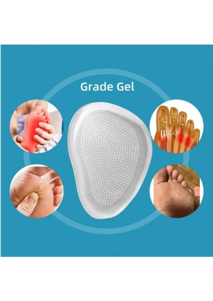 Topuklu Kadın Ayakkabısı Için Silikon Kaydırmaz Jel Şeffaf Kendinden Yapışkanlı Tabanlık fırsatları