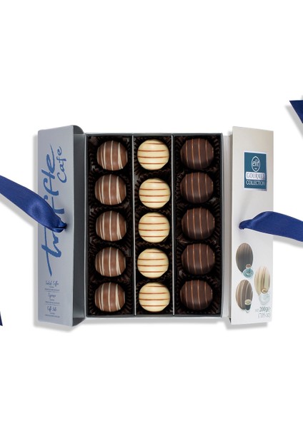 Gourmet Collection Truffle Cafe Kahve Aromalı Trüf Çikolata 200g Glutensiz