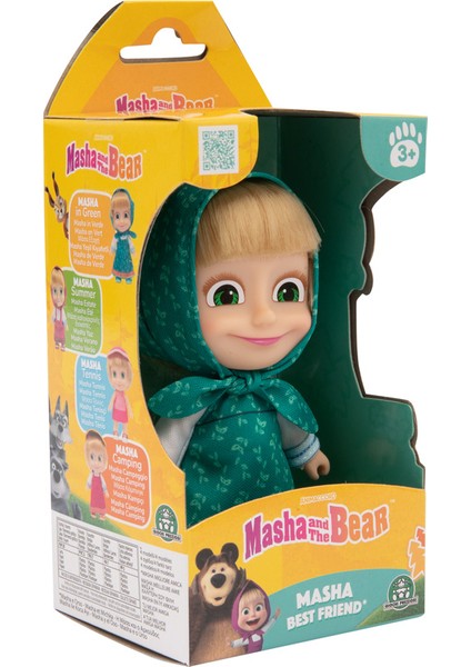 Masha & Koca Ayı S3 Masha 12 cm Yeşil Elbiseli fırsatları