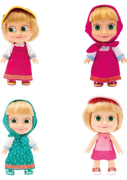 Masha & Koca Ayı S3 Masha 12 cm Yeşil Elbiseli indirimleri