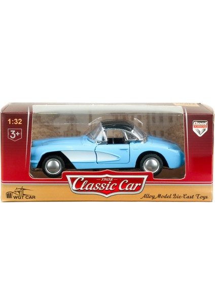 Die Cast 1:32 Klasik Roadster Araba Mavi fiyatları