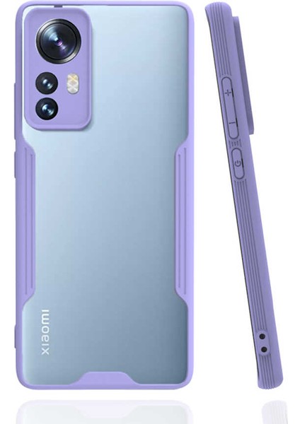 Xiaomi Mi 12 Kılıf Ata Parfe Kapak-Mor
