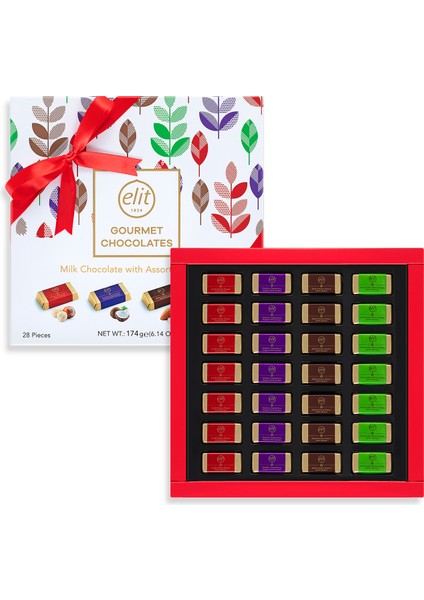 Gourmet Karışık Dolgulu Çikolata 174g Glutensiz