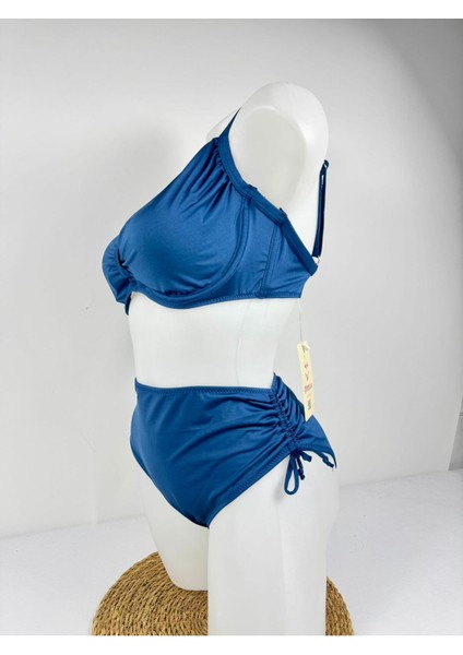 Lacivert Büyük Beden Kadın Bikini Takımı fiyatları