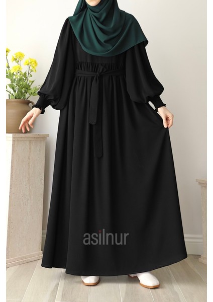 Rana Balon Kol Ferace Siyah