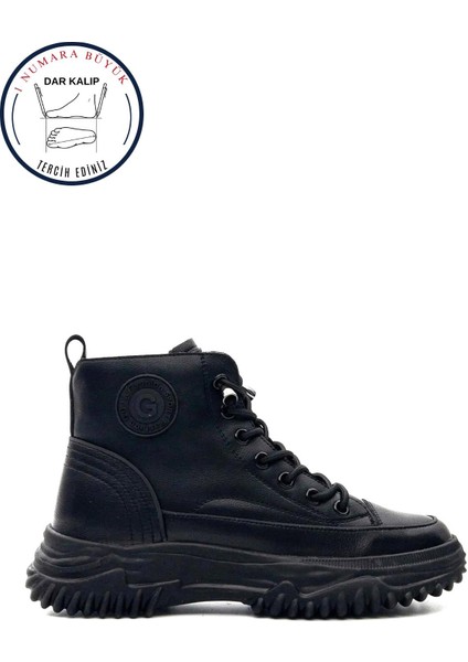 25K310-13 Kadın Kaymaz Taban Günlük Fermuarlı Bilekli Bot Siyah fiyatları
