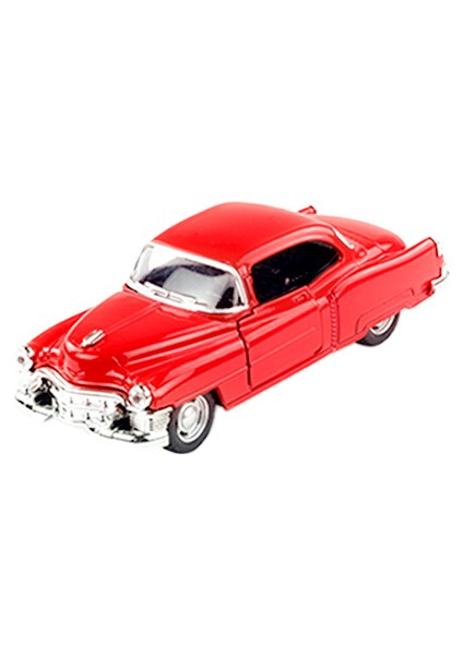 Die Cast 1:32 Retro Klasik Coupe Çek Bırak Araba Kırmızı