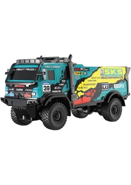 1:20 Sesli ve Işıklı Heavy Truck Arazi Aracı Mavi