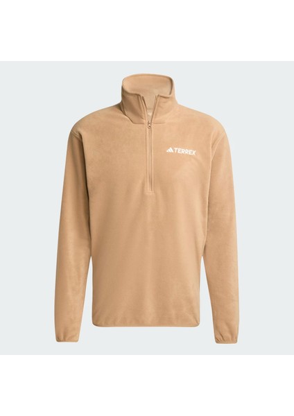 Multi Essentials 1-2 Zip Fleece Erkek Kahverengi Yürüyüş Polar.- fırsatları