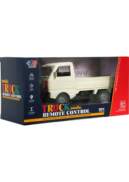 Şarjlı Kumandalı Duman Atan Kamyonet Beyaz modelleri