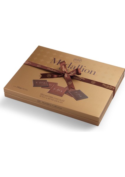 Medallion Collection Madlen Çikolata Altın Kutu 288g Glutensiz fırsatları