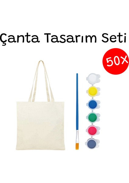 50'li Çanta Tasarım Etkinlik Seti - Sınıf Etkinlik/aktivite - Toplu Etkinlik
