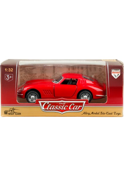 Die Cast 1:32 Klasik Spor Çek Bırak Araba Kırmızı fiyatları