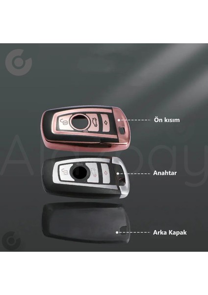 Bmw 1 3 5 7 Serisi F30 F25 F20 F18 F16 F15 F10 & X1 X3 X4 X5 Parlak Tpu Anahtar Kılıfı) fırsatları