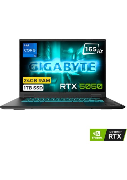 Gaming A16 Cth I7-13620H 24GB 1tb SSD 8gb RTX5050 85W 16 Fhd+ 165Hz Freedos