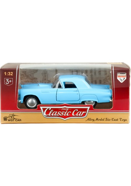 Die Cast 1:32 Klasik Çek Bırak Araba Mavi fiyatları