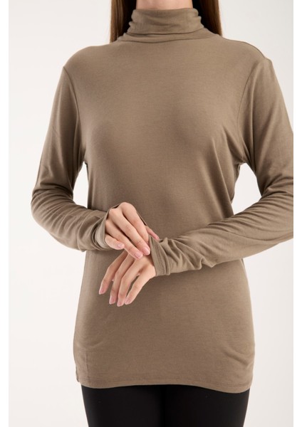 Kadın Balıkçı Yaka Ince Triko Bluz – Esnek ve Yumuşak Doku 3012 fırsatları