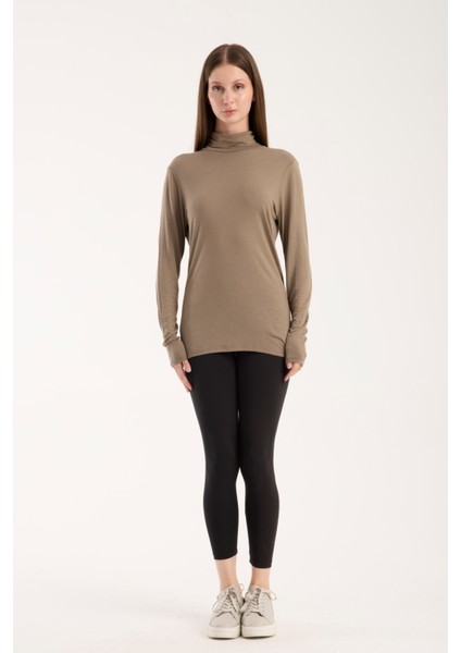 Kadın Balıkçı Yaka Ince Triko Bluz – Esnek ve Yumuşak Doku 3012