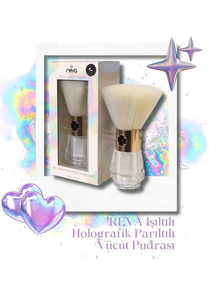 Işıltılı Holografik Parıltılı Dekolte Vücut Pudrası - Holographic Explosion For Decolette Vegan