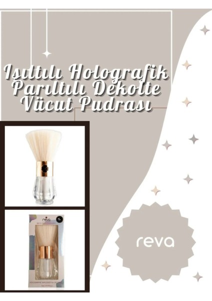 Işıltılı Holografik Parıltılı Dekolte Vücut Pudrası - Holographic Explosion For Decolette Vegan fiyatları