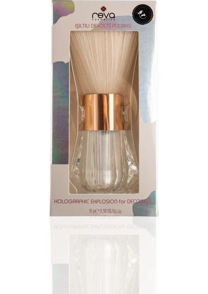Işıltılı Holografik Parıltılı Dekolte Vücut Pudrası - Holographic Explosion For Decolette Vegan fırsatları