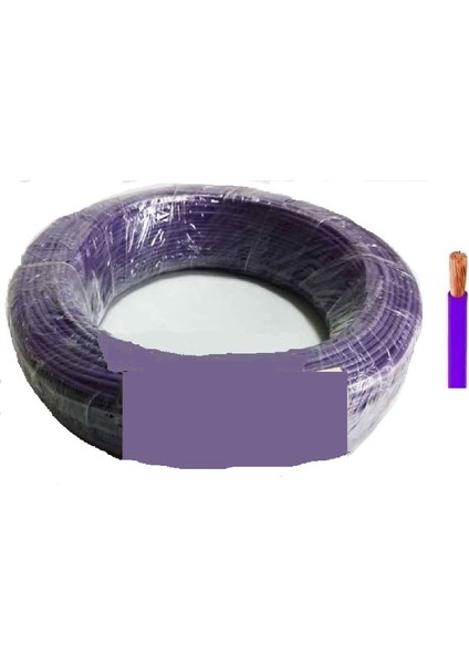 H50V-K 0.50-Mr ,mor 0.50MM² 1-Damar/çok Telli 1mt Nyaf Kablo