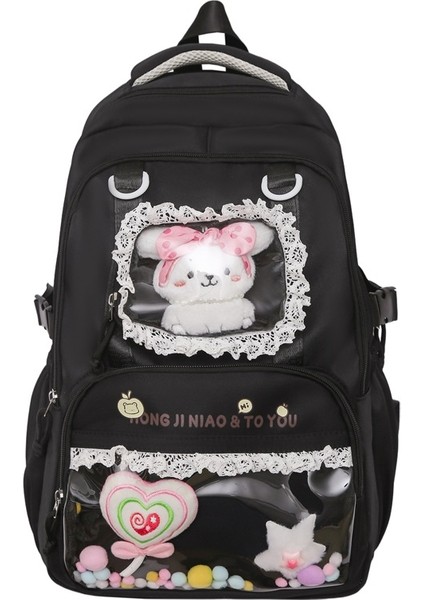 Yeni Okul Çantası Kadın Kore Baskı Küçük Taze Lise Üniversite Öğrencileri Sırt Çantası Kampüs Çift Rüzgar Sen Sistemi Basit Omuzlar Sırt Çantaları (Yurt Dışından)