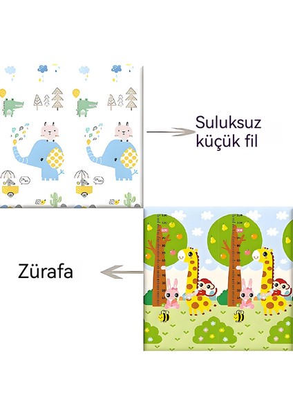Çift Taraflı Karikatür Katlanabilir Yürüme Matı (Yurt Dışından) modelleri