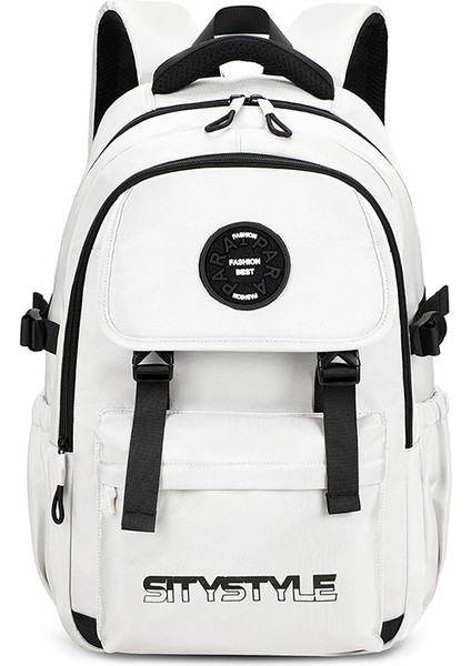 Yeni Yüksek Değerli Büyük Kapasiteli Ortaokul ve Lise Öğrencileri Kız Çanta Hafif Okul Çantası Moda Eğlence Omuz Sırt Bilgisayar Çantası (Yurt Dışından)