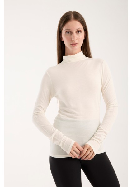 Kadın Balıkçı Yaka Ince Triko Bluz – Esnek ve Yumuşak Doku 3012