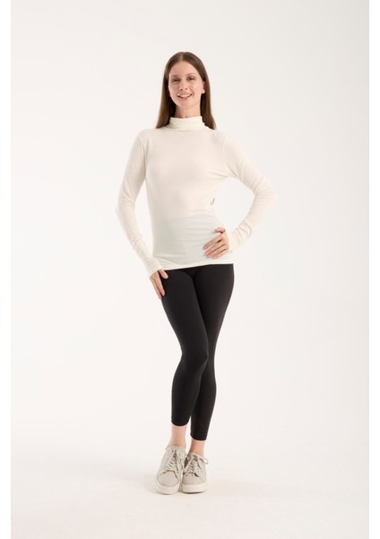 Kadın Balıkçı Yaka Ince Triko Bluz – Esnek ve Yumuşak Doku 3012