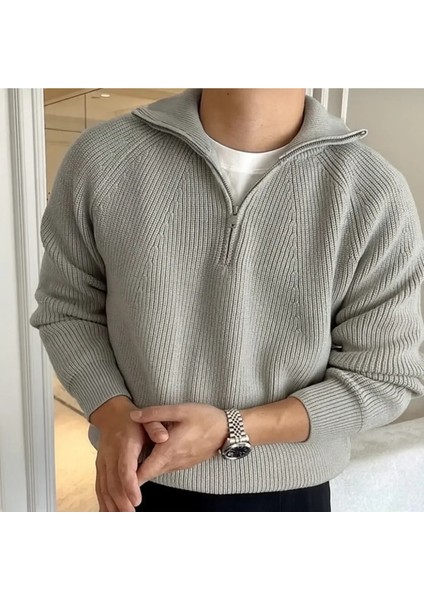 Erkek Selanik Dik Yaka Kaliteli Tarz Yeni Sezon Kazak