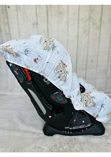 Bebek Müslin Oto Koltuk Puset Kılıfı
