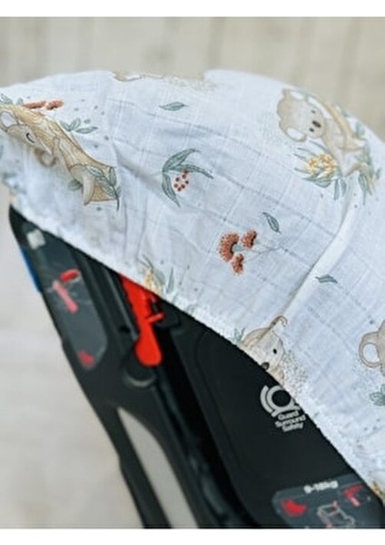 Bebek Müslin Oto Koltuk Puset Kılıfı