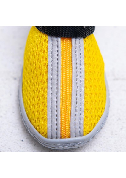 Sarı Airmesh Fileli Hava Alabilen Köpek Ayakkabısı-Köpek Patiği indirimleri